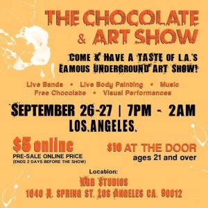 choc & art show sept 27th